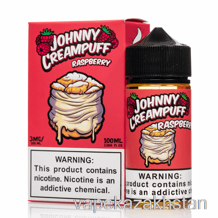 Vape Kazakhstan Raspberry - Johnny Creampuff - 100mL 3mg